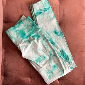 PCHEE BUM Mint Marble Scrunch Butt Leggings